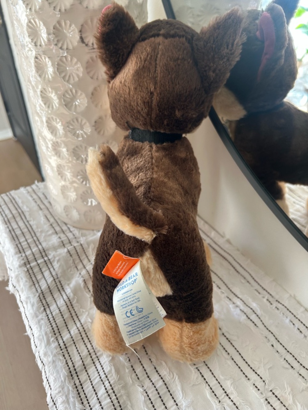 Paw Patrol Build a Bear Chase Brown and Cream Plush Police Pup - Picture 3 of 6